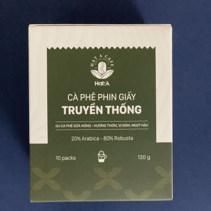 CÀ PHÊ PHIN GIẤY TRUYỀN THỐNG - 120g